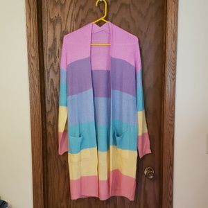 Rainbow cardigan